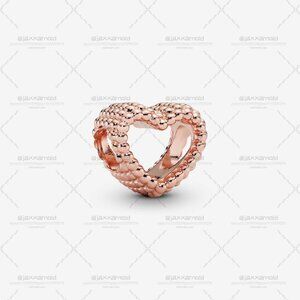 Pandora Beaded Open Heart Charm